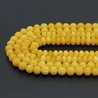 Yellow Pumpkin Resin Beads, Sku#U2040