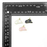 Colorful Enamel star cowboy Hat Shape charm, Sku#Y1057