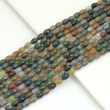 6x9mm Genuine Indian Agate Smooth Rice Shape Beads, Sku#U1891