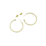 Gold Hoop Earrings, Sku#LX648