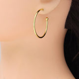 Gold Hoop Earrings, Sku#LX648