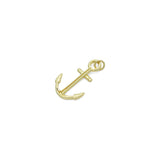 Gold Anchor Charm Pendant, Sku#LK1151