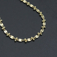 Gold Silver Flower Ball Necklace bracelet , sku#EF767