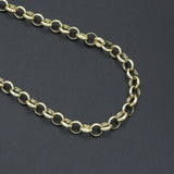 Gold Silver Rolo Chain Necklace Bracelet, Charm bar necklace bracelet, sku#EF769