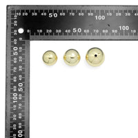 Shinny Gold Round Ball Spacer Beads, Sku#Y966