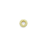 Clear CZ Large Hole Wheel Spacer Beads, Sku#LK1170