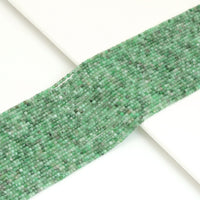 2.5mm Faceted Cube Genuine Emerald Beads, Sku#U1931