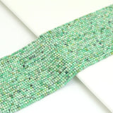 2.5mm Genuine Variscite Faceted Cube Beads, Sku#U1934