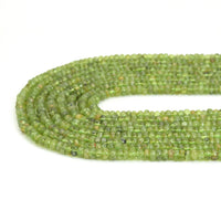 3x5mm Genuine Peridot Rondelle Smooth Beads, Sku#U1938