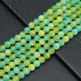 Dual Color Senelite Round Smooth Beads, Sku#U2133