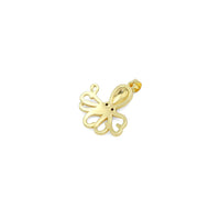 White Blue Mother of Pearl Octopus Charm Pendant, Sku#WL7