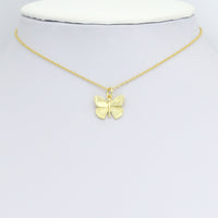 Gold Silver Cute Butterfly Shape Charm Pendant, Sku#A466