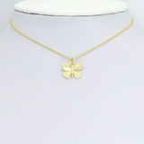 Gold Silver Cute Butterfly Shape Charm Pendant, Sku#A466