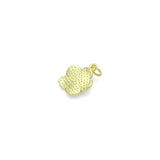 Gold 3D Flower Charm Pendant, Sku#LK1187