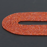 1.5x2mm Rondelle Faceted CZ Beads, Sku#U2136