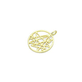 Gold Star Charm Pendant, Sku#LK1196