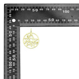 Gold Star Charm Pendant, Sku#LK1196