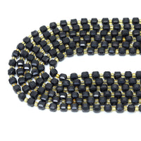 6mm Faceted Cube Jade Beads, U2246-1
