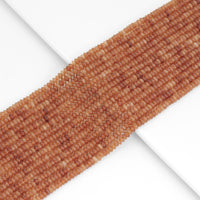 2x4mm Rondelle Smooth Garnet Beads, Sku#U1954