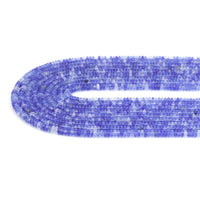 2x4mm Rondelle Smooth Blue Quartz Beads, Sku#U1955