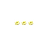 Matte Brushed Gold Flat Geometry Shape Spacer Beads, Sku#A202