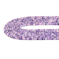 2x4mm Rondelle Smooth Lavender Jade Beads, Sku#U1958