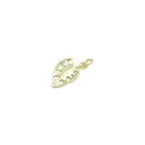 Gold Leaf Charm Pendant, Sku#LX842