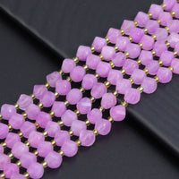 8mm Twisted Jade Bedas, Sku#U2242-1