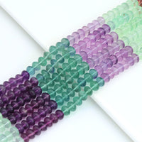 5x8mm Genuine Multicolor Fluorite Smooth Rondelle Beads, Sku#U2070