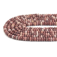 5x8mm Rondelle Smooth Grain Jasper Beads, Sku#U1964