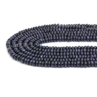 5x8mm Rondelle Smooth Blue Goldstone Beads, Sku#U1966