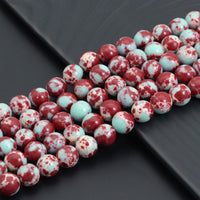 New Imperial Jasper Round Smooth Beads, Sku#U2240