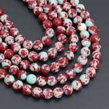 New Imperial Jasper Round Smooth Beads, Sku#U2240