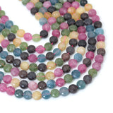 Natural Multicolor Jade 4mm Coin Shape, 16inch full strand, sku#U2248