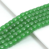 7x8mm Smooth Drum Shape Jade Beads, Sku#U2338