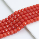 7x8mm Smooth Drum Shape Jade Beads, Sku#U2339