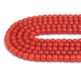 7x8mm Smooth Drum Shape Jade Beads, Sku#U2339