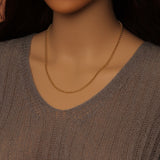 Rolo Link Chain Necklace Bracelet, Charm bar necklace bracelet, sku#EF793