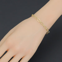 Diamond Shape Link Chain Necklace Bracelet, Charm bar necklace bracelet, sku#EF790