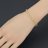 Oval Link Chain Necklace Bracelet, charm bar necklace bracelet, sku#EF792