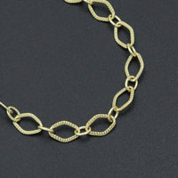 Diamond Shape Link Chain Necklace Bracelet, Charm bar necklace bracelet, sku#EF790