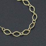 Diamond Shape Link Chain Necklace Bracelet, Charm bar necklace bracelet, sku#EF790
