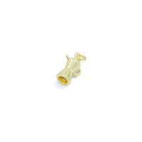 Gold Silver Coffeepot teapot Charm Pendant,Sku#LX854