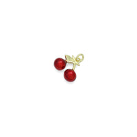 Enamel Cherry Charm, Sku#Y577