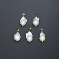 Natural Baroque Pearl Pendant charm, Sku#EF802