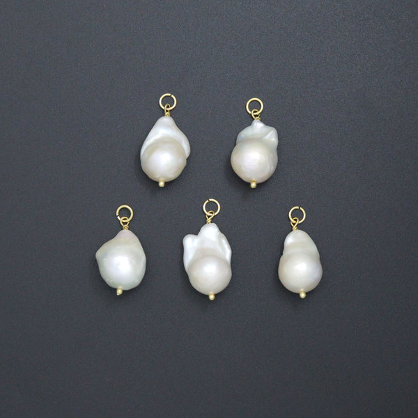 Natural Baroque Pearl Pendant charm, Sku#EF802