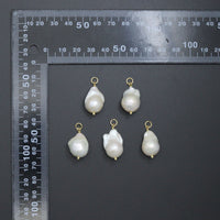 Natural Baroque Pearl Pendant charm, Sku#EF802