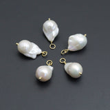 Natural Baroque Pearl Pendant charm, Sku#EF802