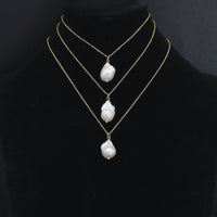 Natural Baroque Pearl Pendant charm, Sku#EF802