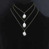 Natural Baroque Pearl Pendant charm, Sku#EF802